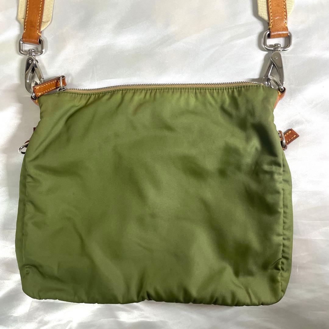 アーカイブ　miu miu ミュウミュウ　レザーナイロン　ショルダーバッグ