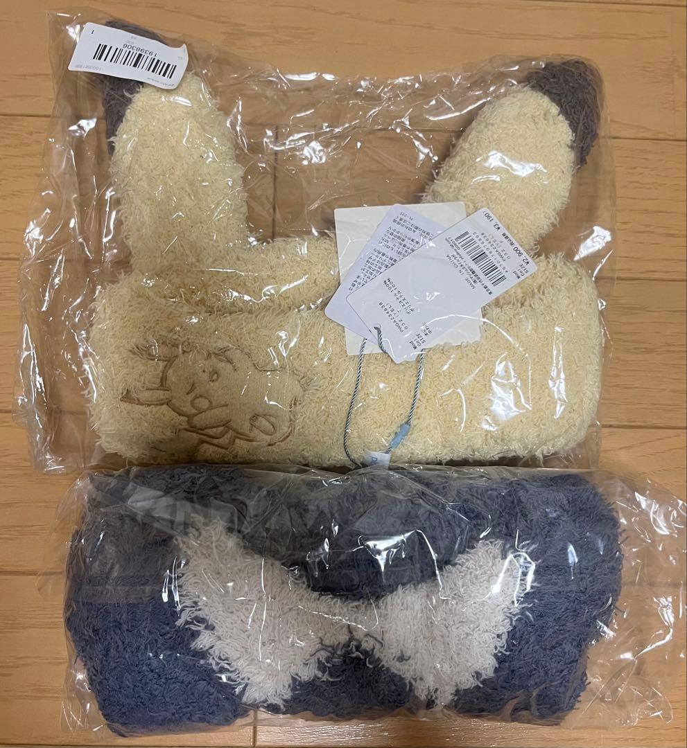 【セット販売】 ジェラートピケ カビゴンとピカチュウのヘアバンド