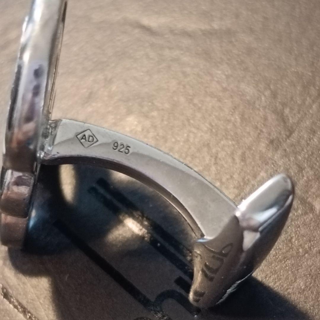 DUNHILL カフス　シルバー 925 アニマル柄　蛇　スネーク