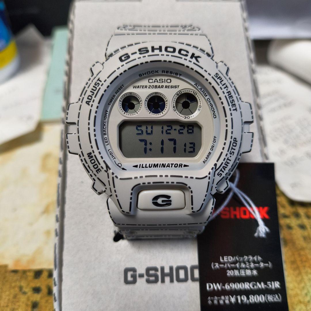 G-SHOCK　DW-6900RGM-5JR　折り紙モチーフ