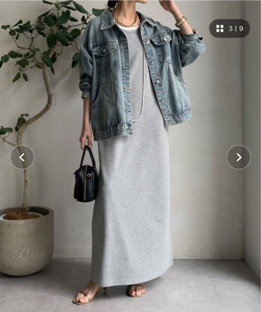 ライトブルー オーバーサイズ デニムジャケット