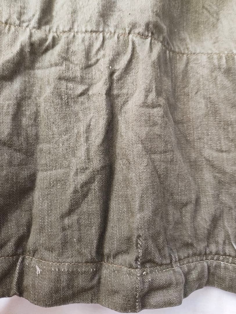 vintage イギリス軍 グリーンデニムベスト