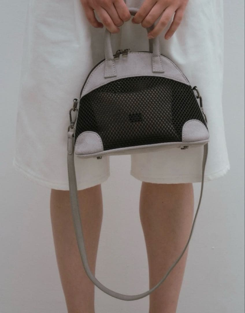 新品 Decollte Accessory メッシュバッグ グレー Sサイズ