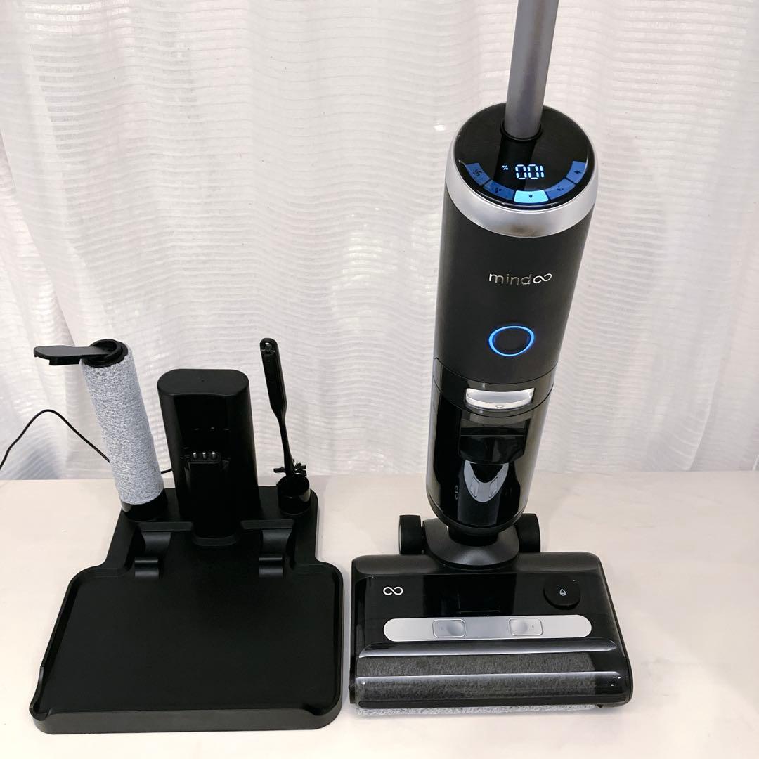 【ほぼ未使用美品】mindoo アクアエックス 水拭き掃除機 スティック掃除機
