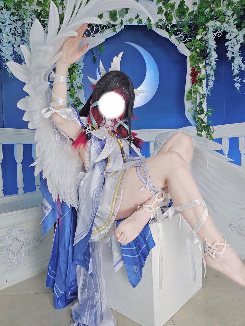 原神　コロンビーナ　少女　コスプレ衣装 ウィッグセット