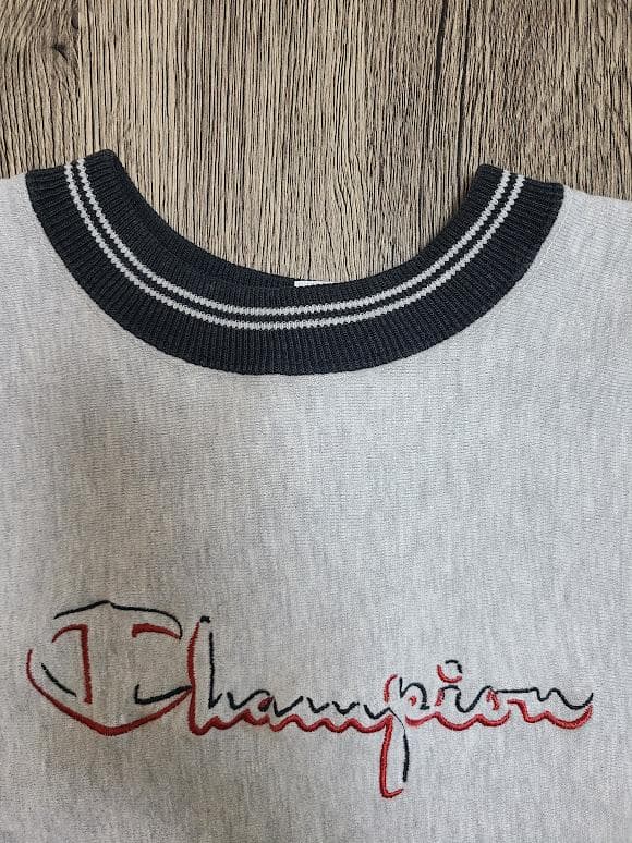 90s USA製 Champion チャンピオン リバースウィーブ スクリプト