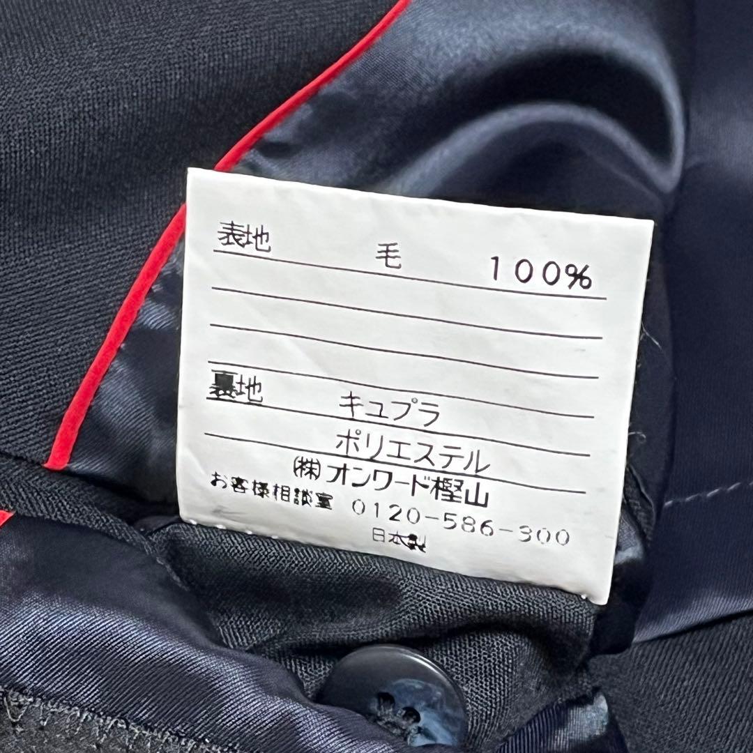 【美品】ジェイプレス　テーラードジャケット　金ボタン 紺ブレ　シングル　M 黒