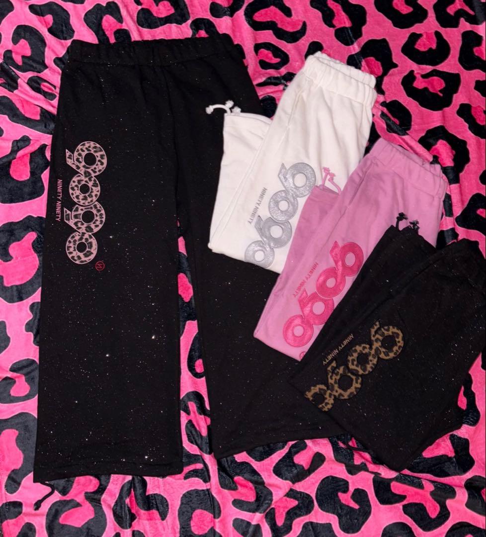 き*ぃ様 9090 girl OG Logo Glitter Sweat Pan