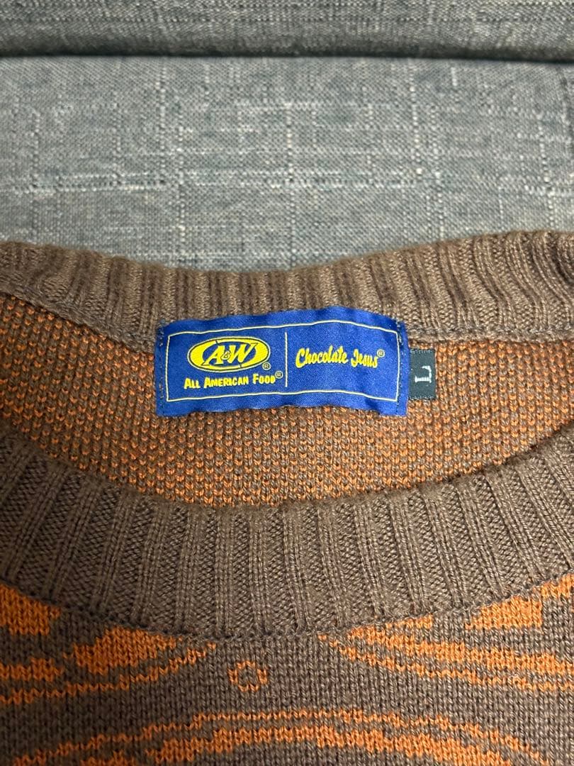 chocolate jesus a&w ニット　コラボ