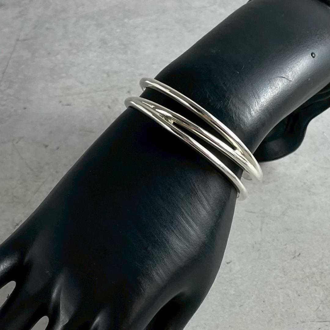 ティファニー ダイアゴナル バングル ブレスレット シルバー 925 Q21fe