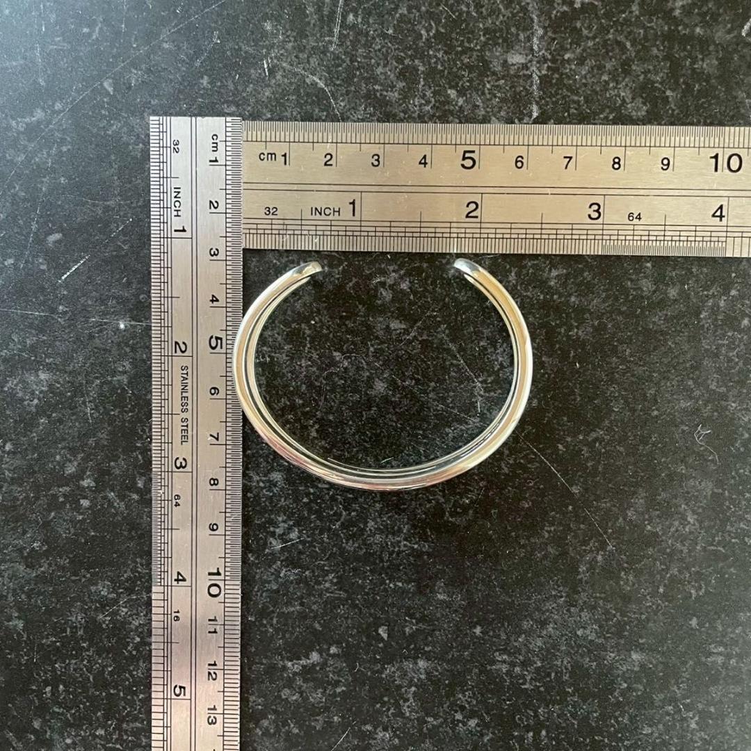 ティファニー ダイアゴナル バングル ブレスレット シルバー 925 Q21fe