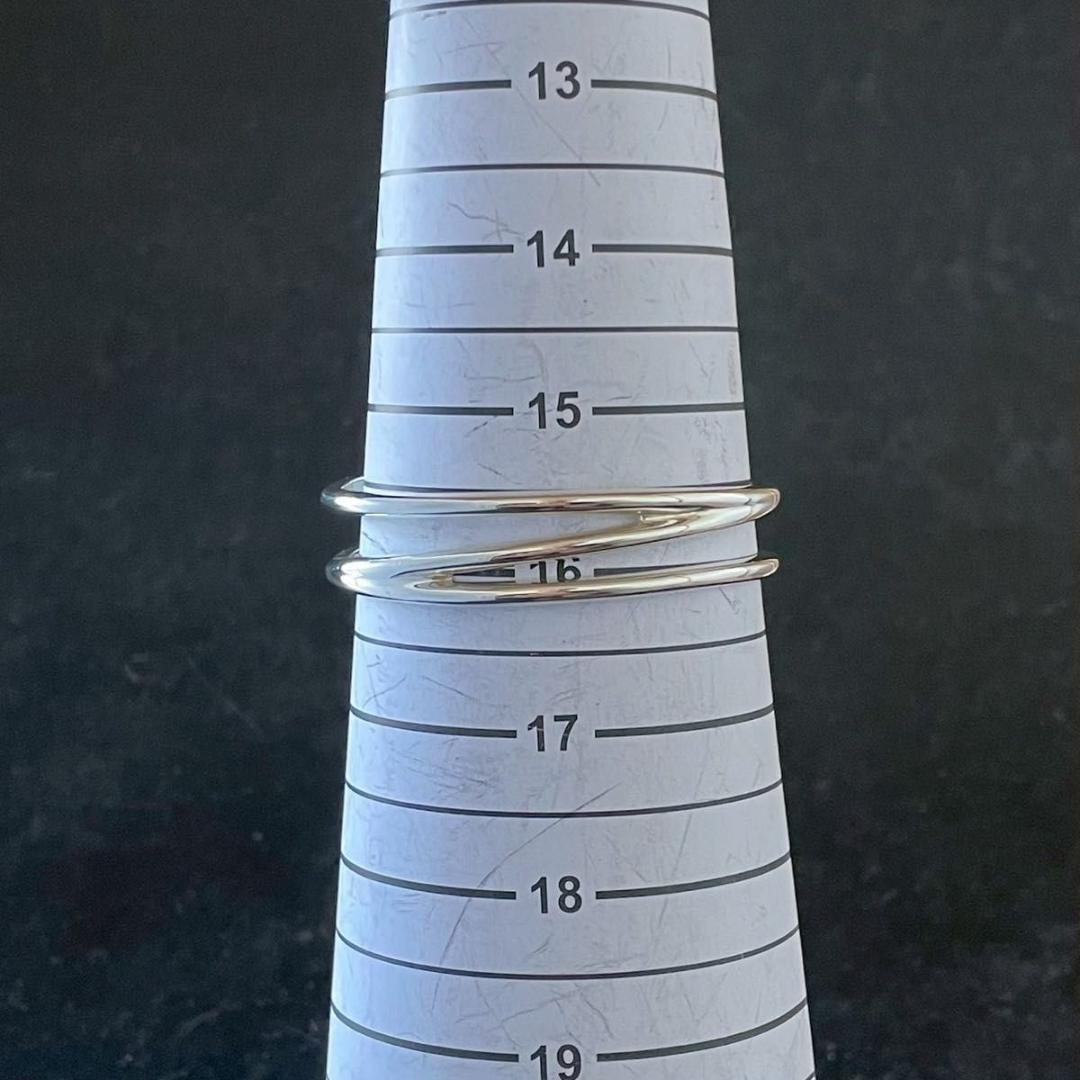 ティファニー ダイアゴナル バングル ブレスレット シルバー 925 Q21fe