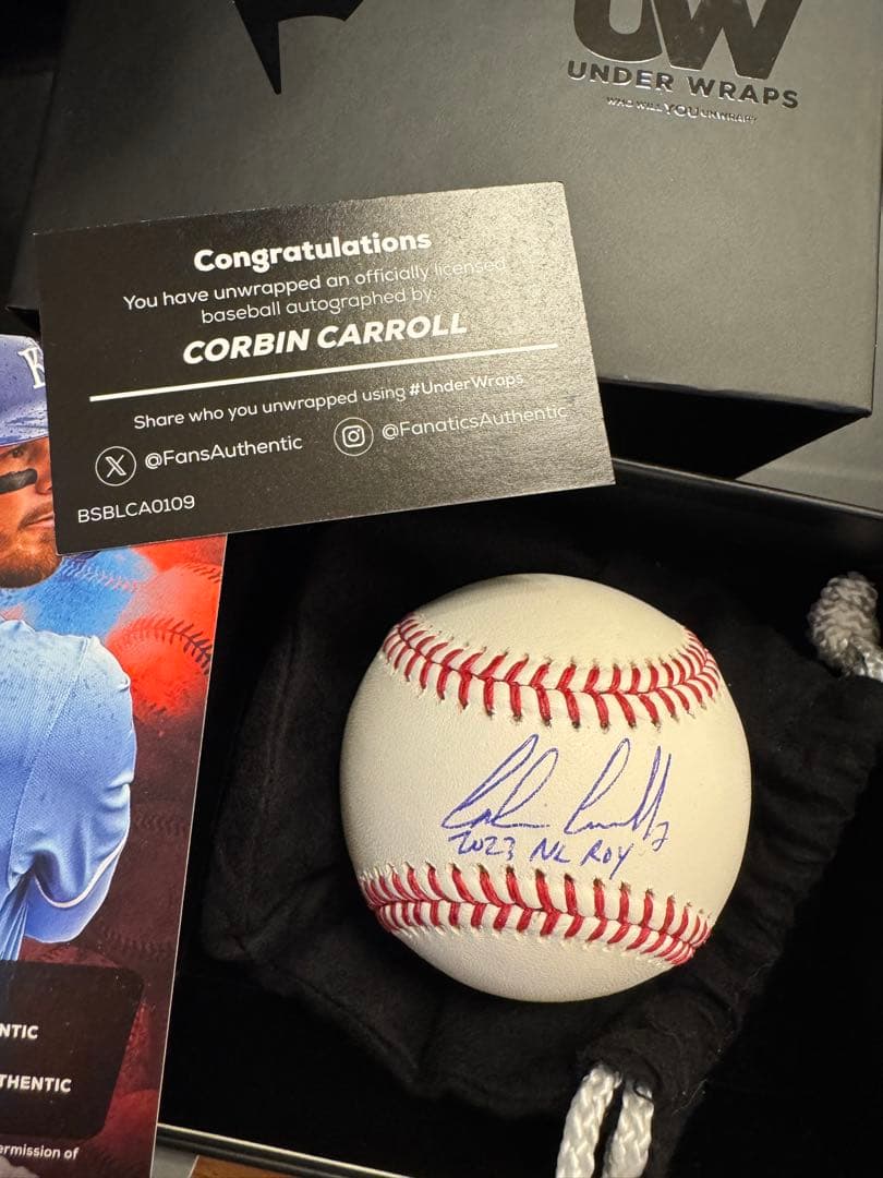 MLB FANATICS UNDER WRAPS コービン・キャロル