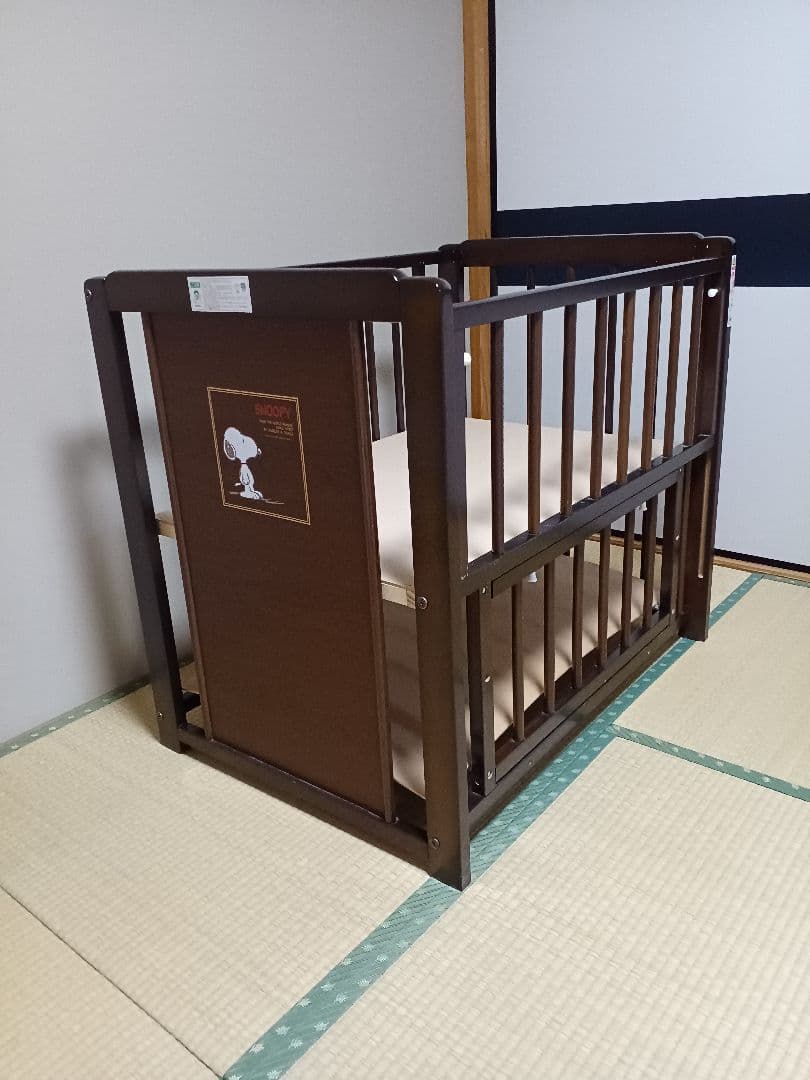 【専用】【美品】キンタロー　スヌーピー　ミニベビーベッド&ベビー布団