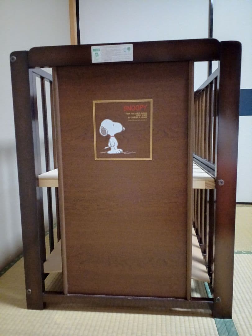 【専用】【美品】キンタロー　スヌーピー　ミニベビーベッド&ベビー布団