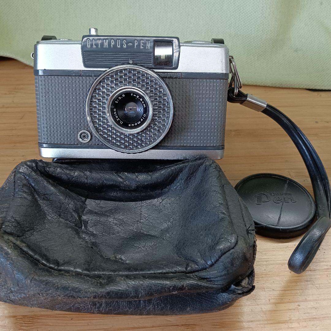 《TA1338》動作良好 オールドフィルムカメラ OLYMPUS Pen-EE
