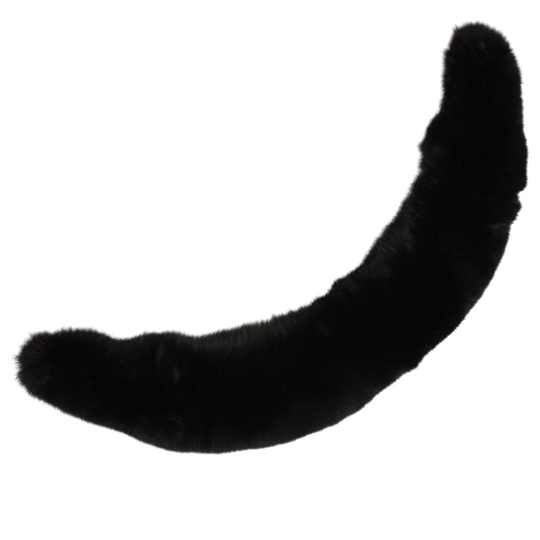 【極美品】ジョセフィーヌ銀座 フォックスファー ティペット 黒 高級毛皮 防寒