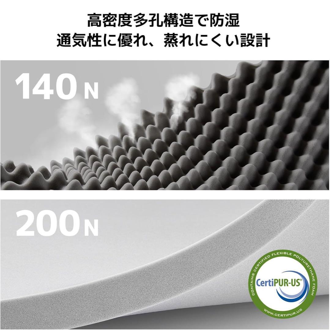 【新品】Novilla マットレス シングル 折りたたみマットレス 厚さ10cm