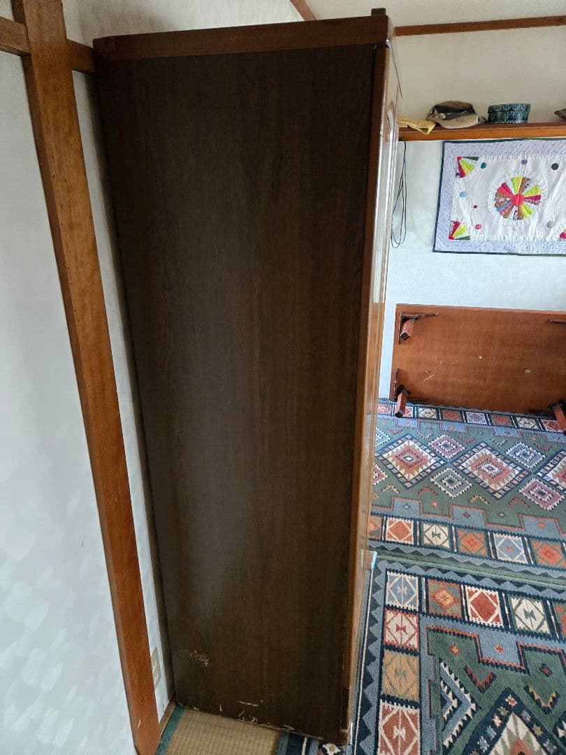 木製衣装タンス 引き出し付き