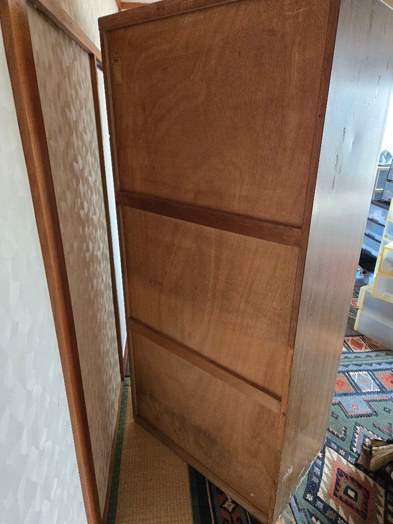 木製衣装タンス 引き出し付き