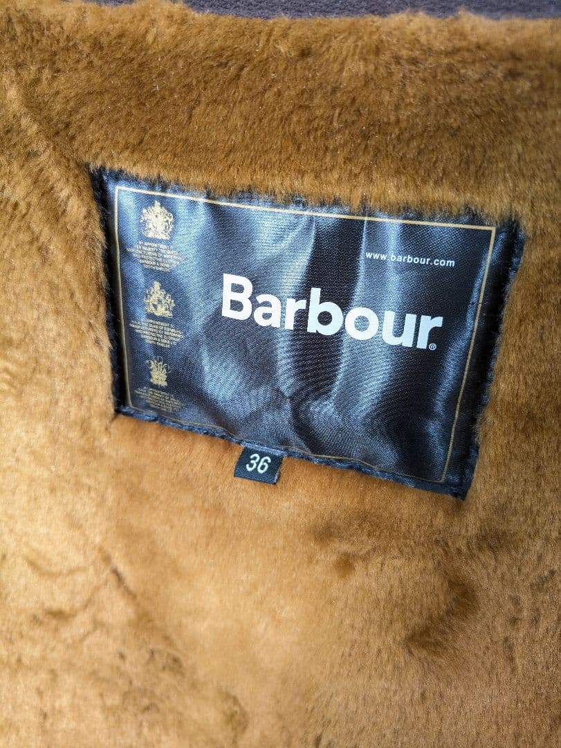 Barbour バブアーライナーベスト　36 フロントジップ