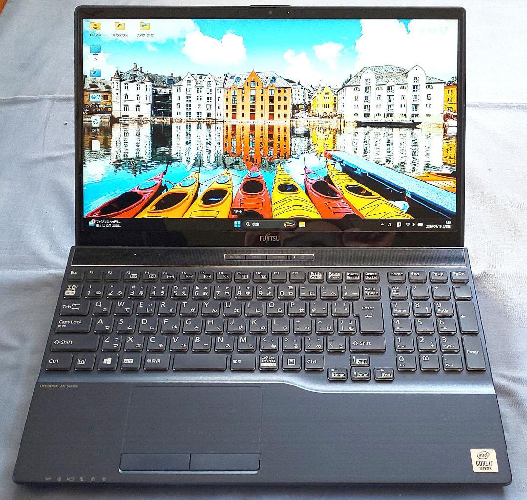 Windowsノート本体 LIFEBOOK AH77/E2 i7-10510U/512G/16G/B.R