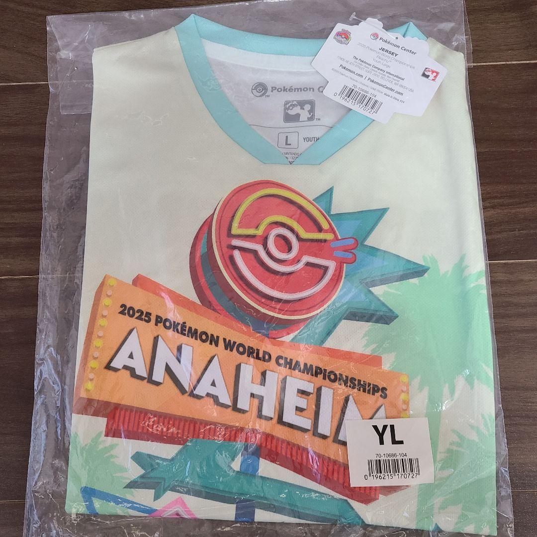 WCS2025 Tシャツ ジャージ ユース Lサイズ　アナハイム ポケモン
