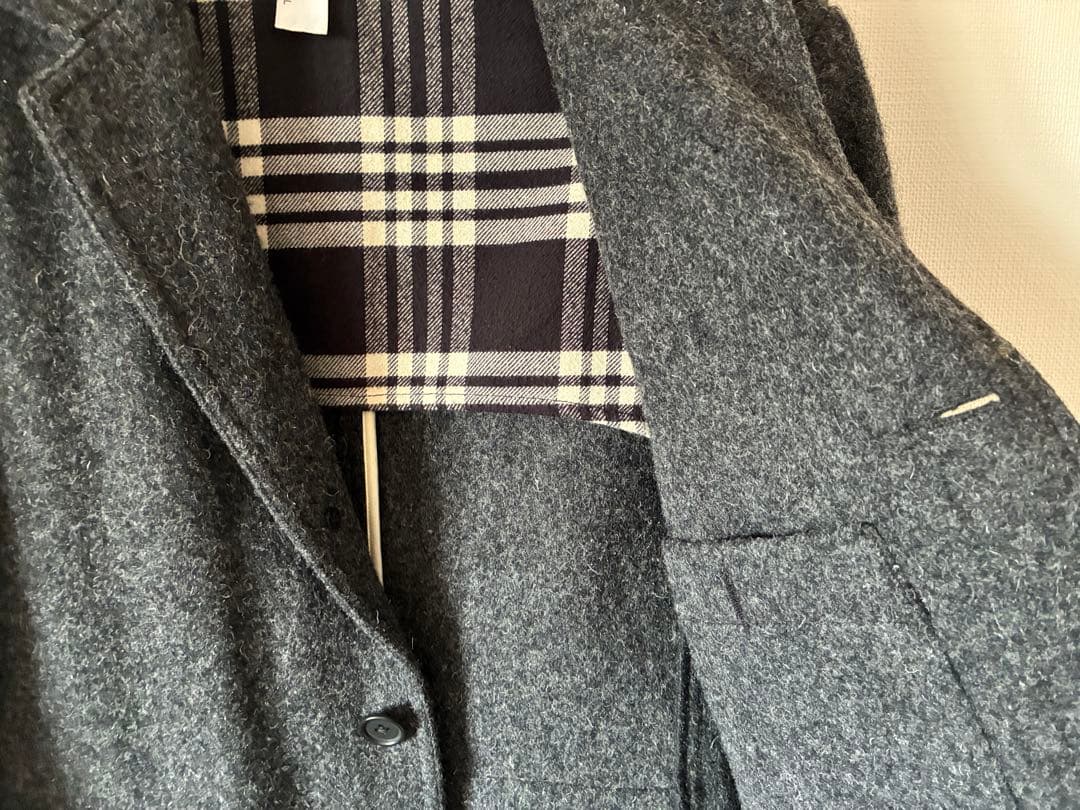 MHL マーガレットハウエル 三つボタンジャケット　L グレー系