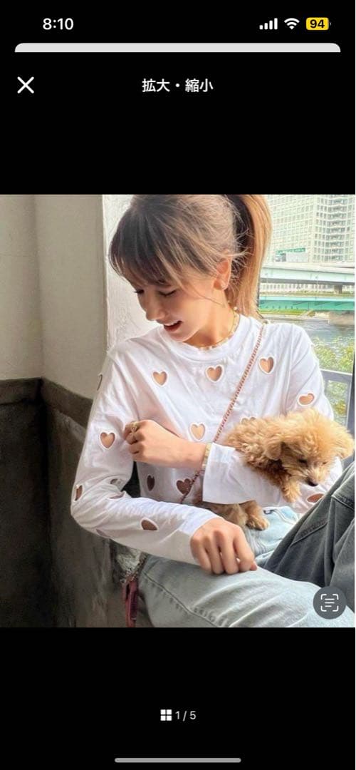 ♡完売♡simone rocha シモーネロシャ　フラワー　Tシャツ　カットソー