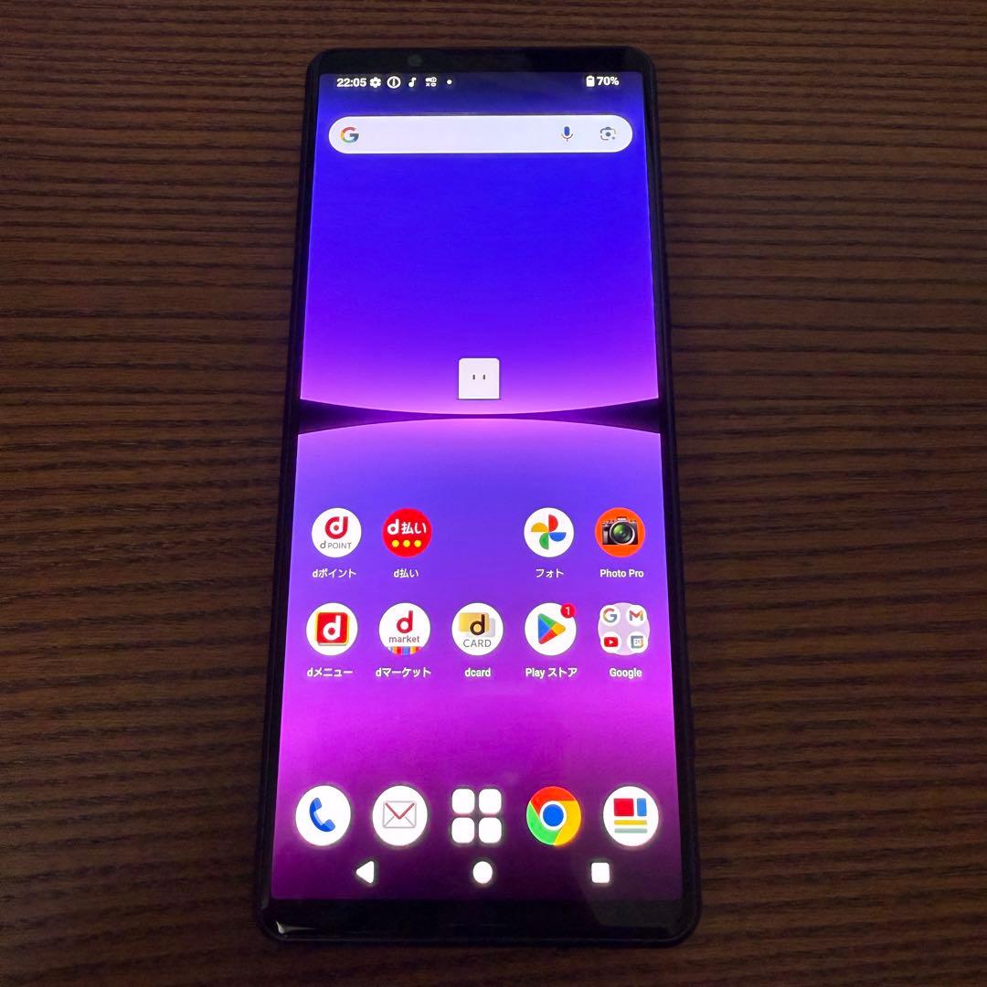 超美品 Xperia 5 IV 128GB SO-54C パープル スマホ 本体