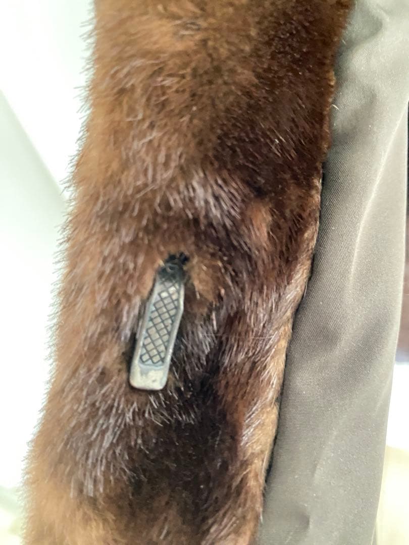 最高級ミンク フードデザインコート