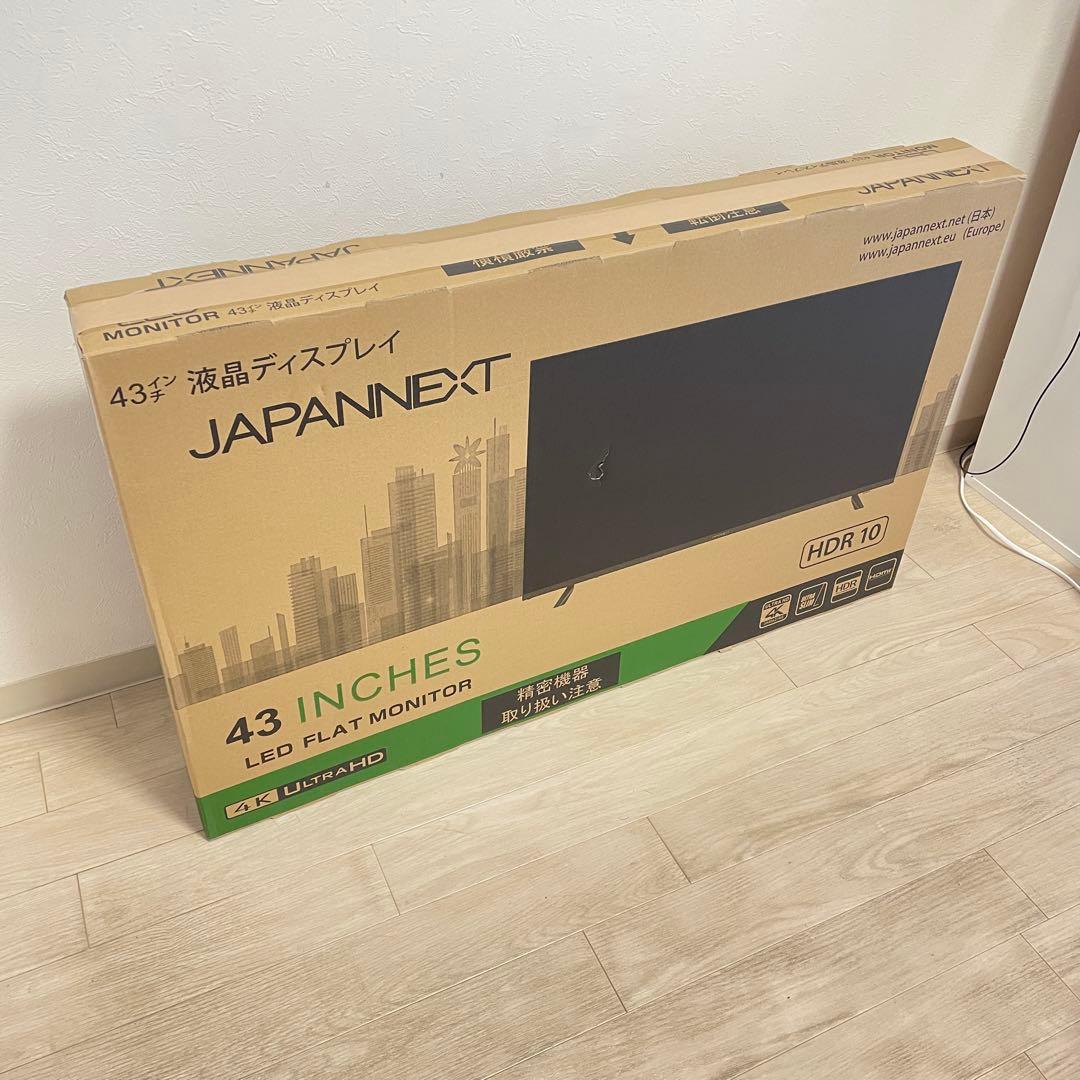 JAPANNEXT 43インチ 大型モニター 4K UHD 3840x2160