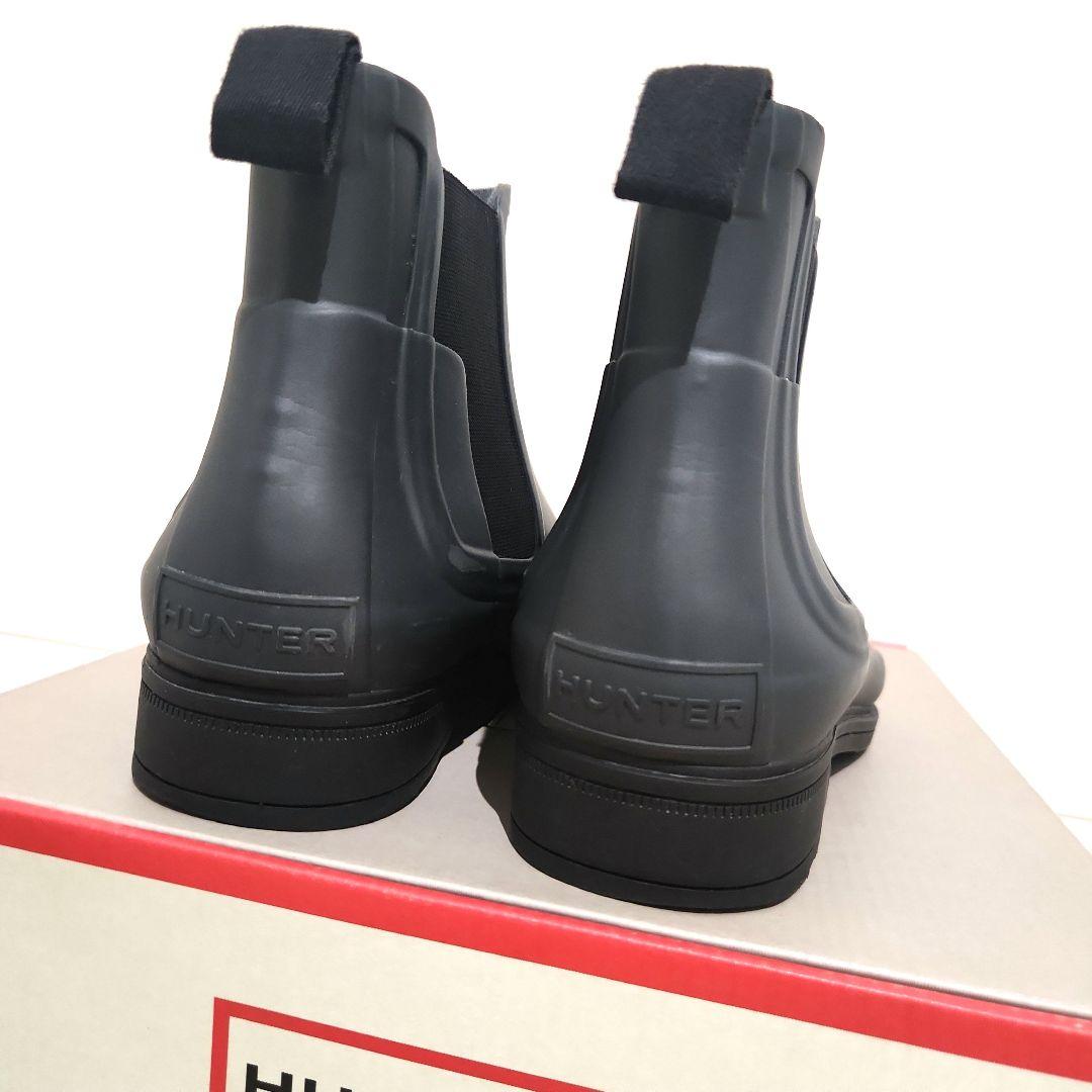 【美品】ハンター　HUNTER　レインブーツ　オリジナルリファインドチェルシー