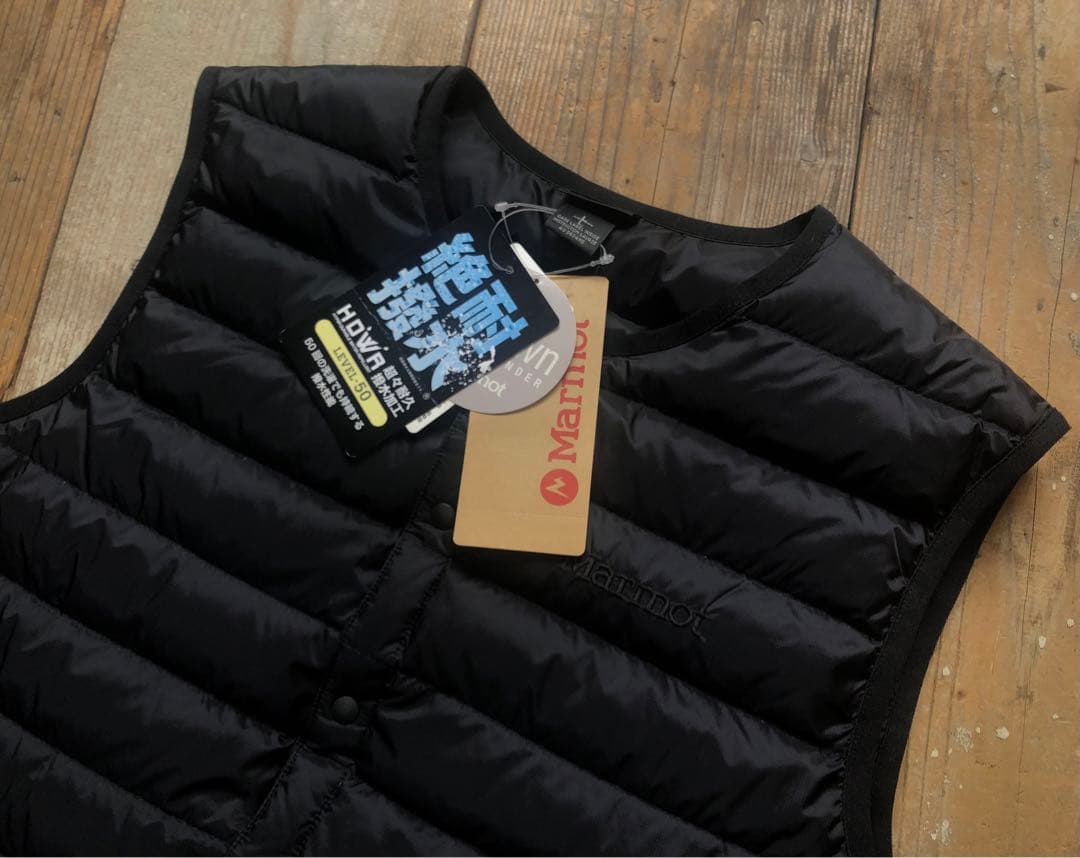 ☆新品 Marmot マーモット ダウンベスト ブラック 【L 】