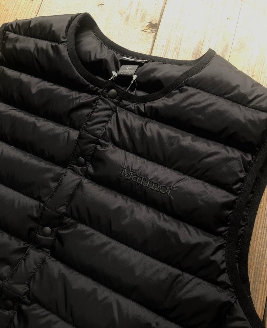 ☆新品 Marmot マーモット ダウンベスト ブラック 【L 】