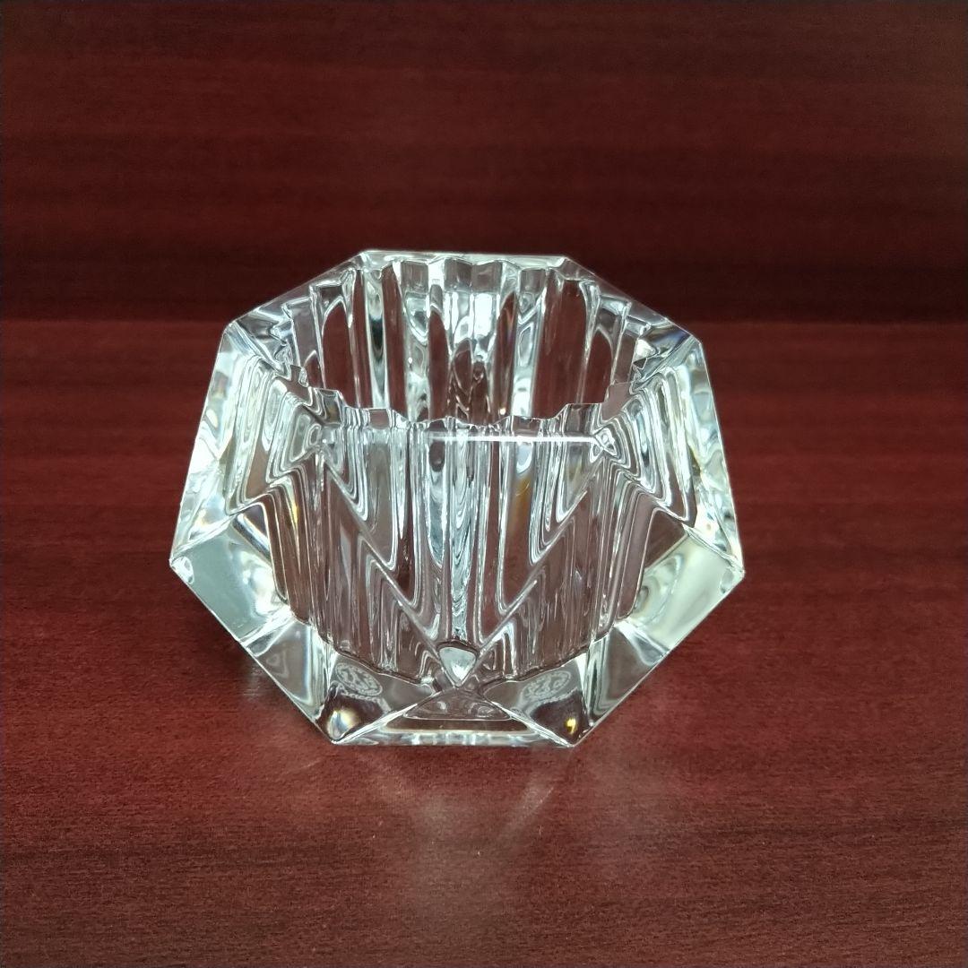未使用　バカラ　キャンドルホルダー　Baccarat