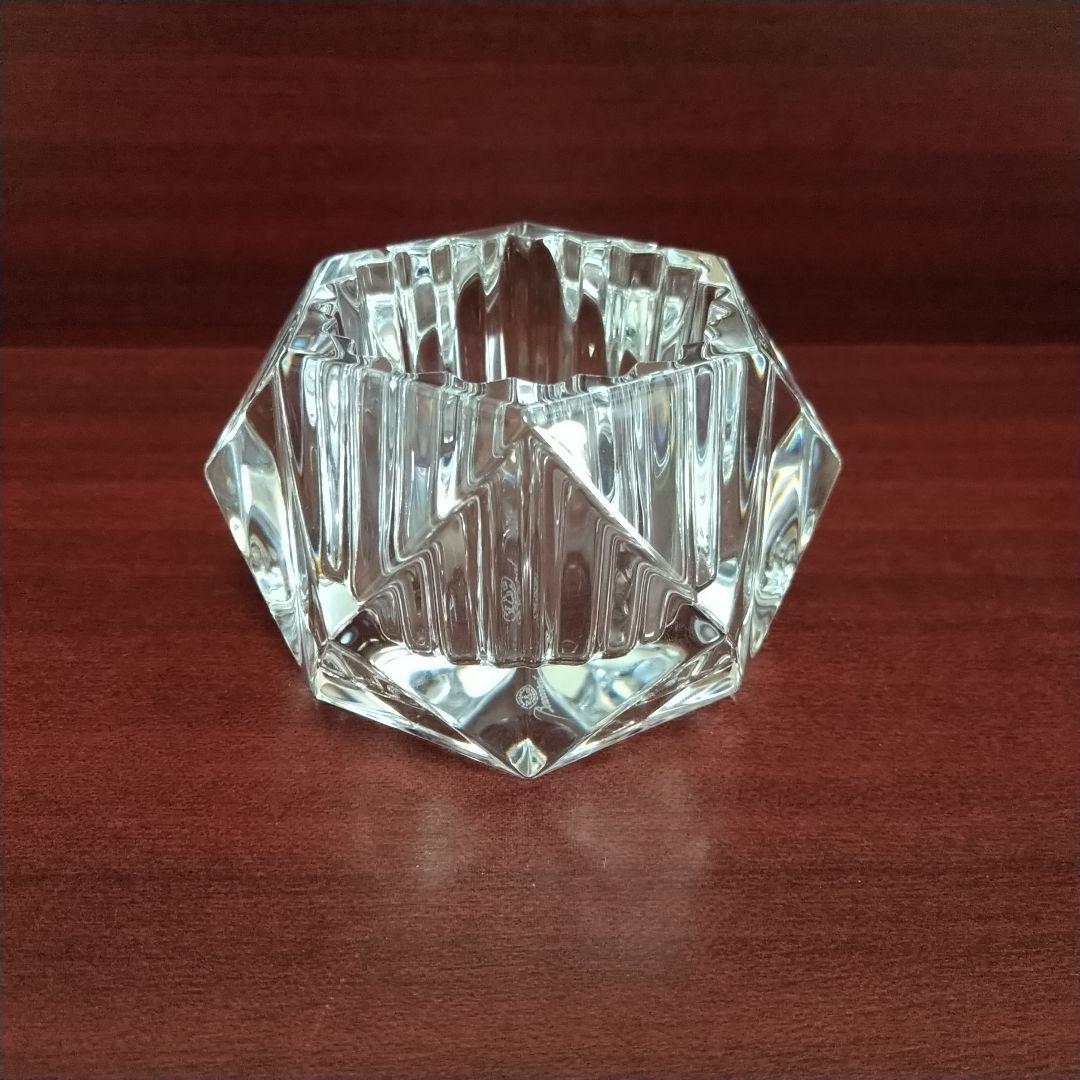 未使用　バカラ　キャンドルホルダー　Baccarat