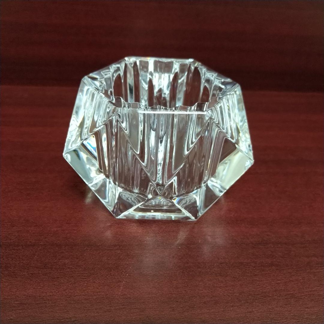未使用　バカラ　キャンドルホルダー　Baccarat