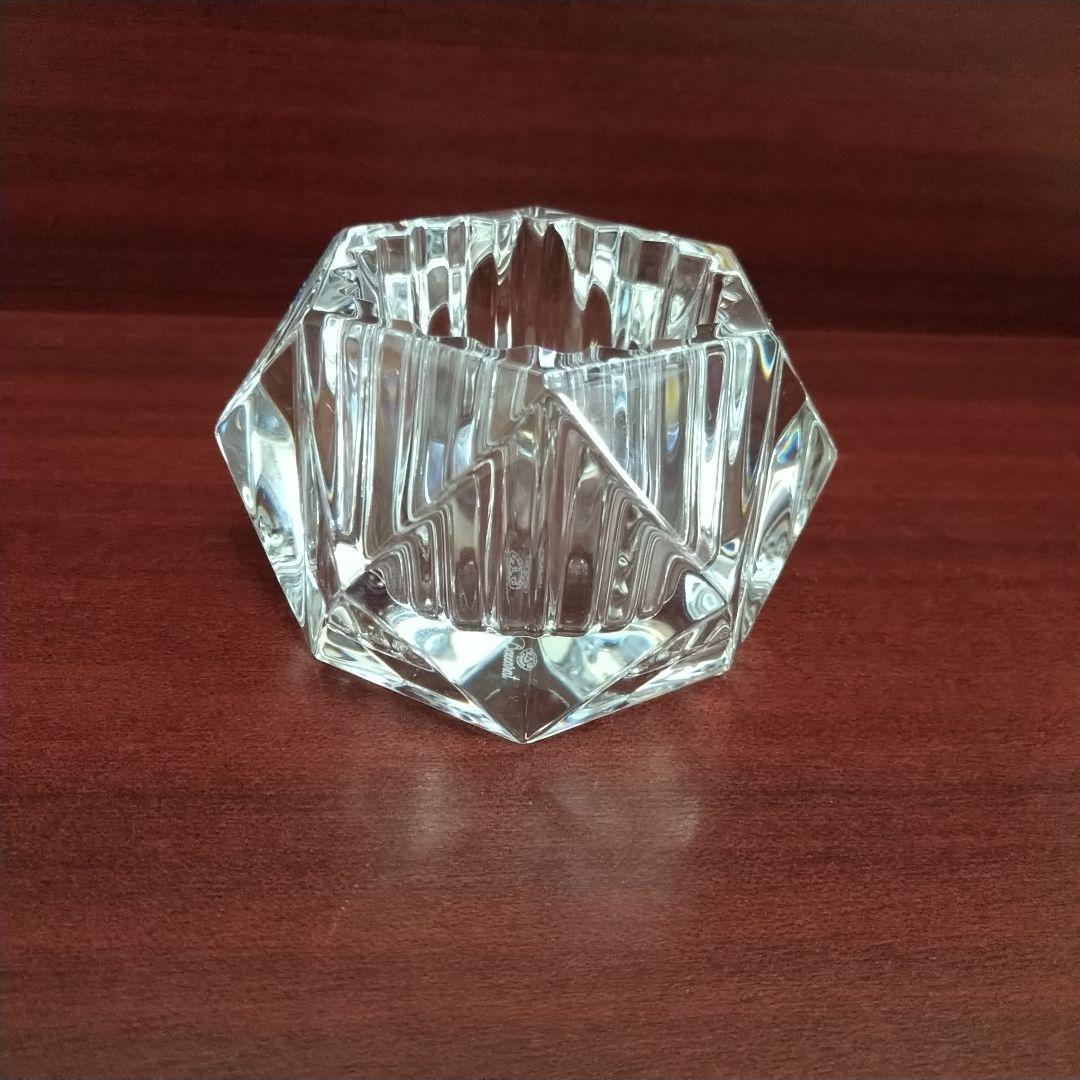 未使用　バカラ　キャンドルホルダー　Baccarat