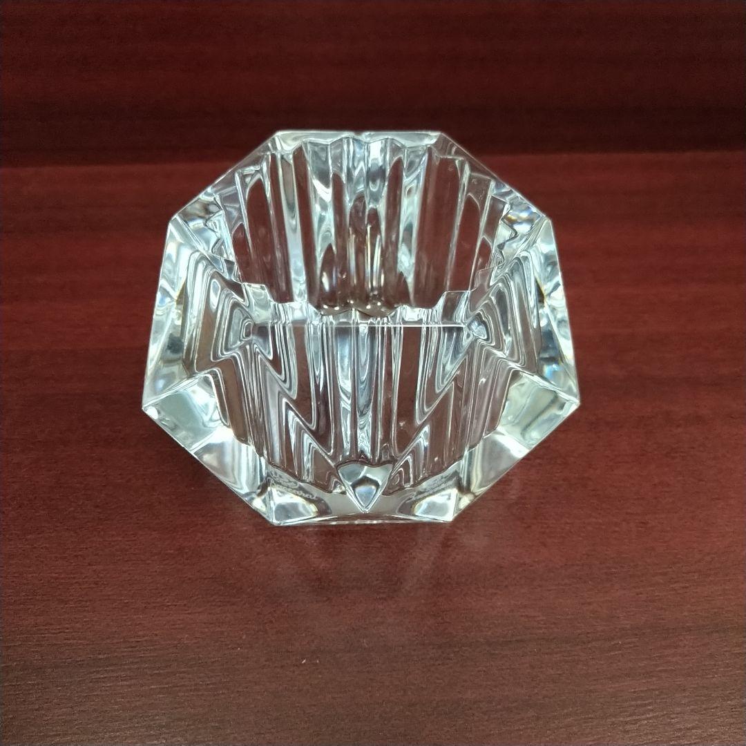 未使用　バカラ　キャンドルホルダー　Baccarat
