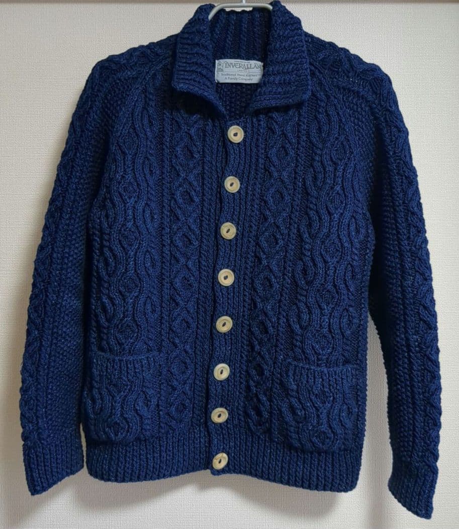 【INVERALLAN】3A Lumber Cardigan　インディゴ