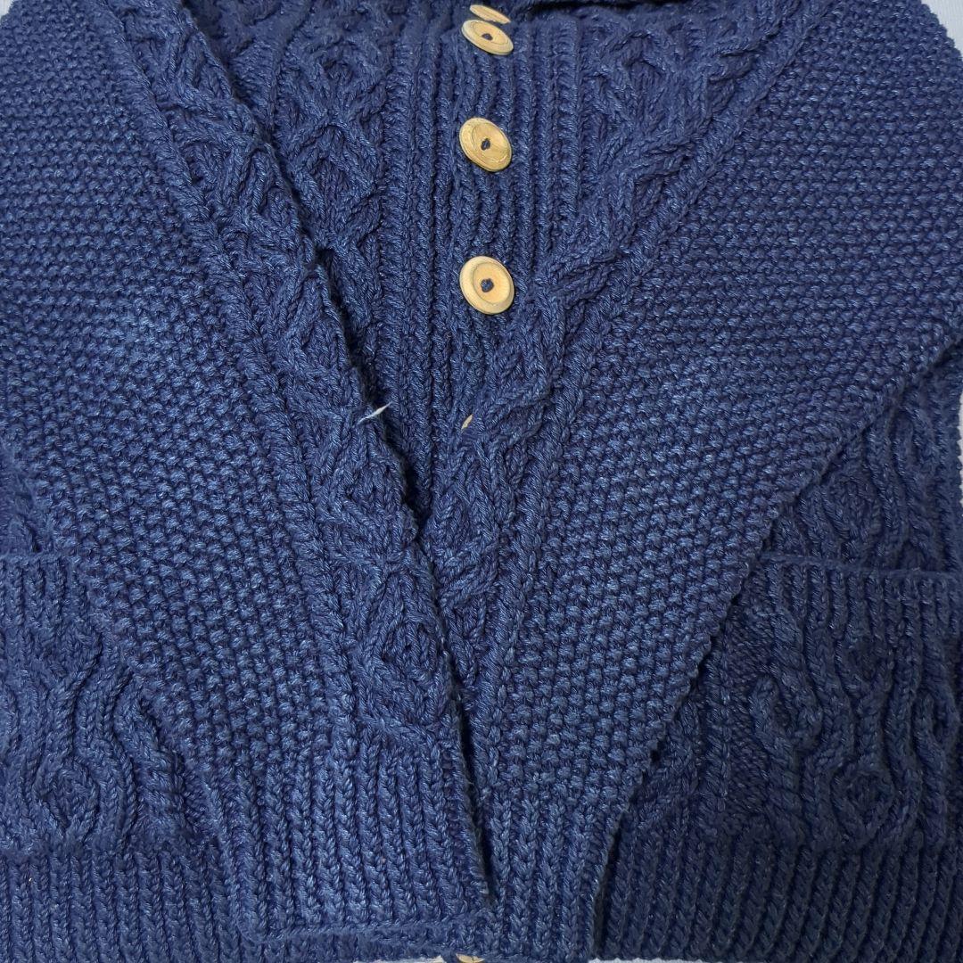 【INVERALLAN】3A Lumber Cardigan　インディゴ