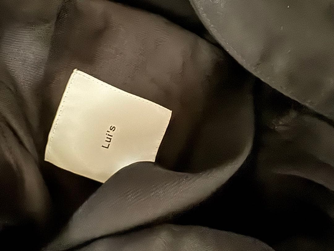 Lui's カーブスラックス　ブラック
