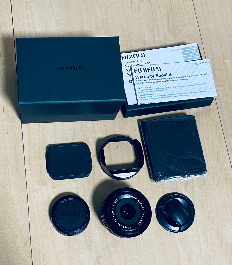 Fujinon XF18mmF2 R 単焦点レンズ　箱付