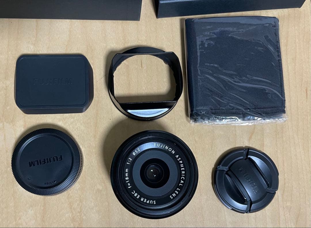 Fujinon XF18mmF2 R 単焦点レンズ　箱付