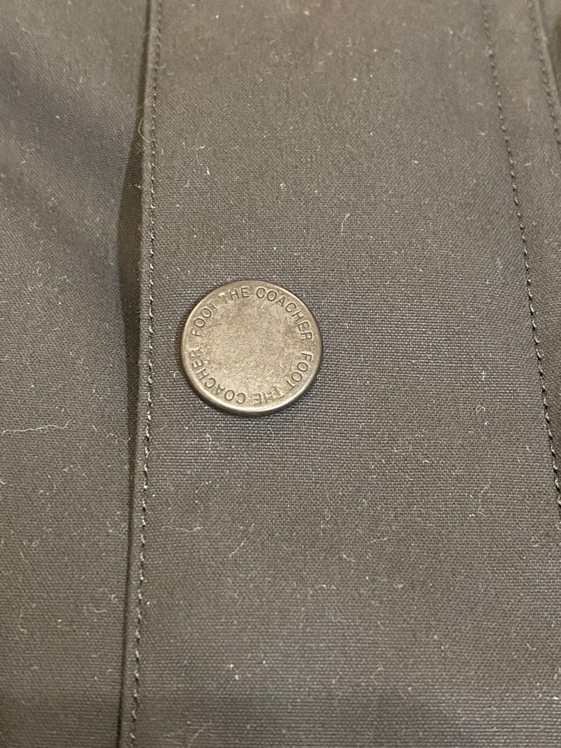 FOOT THE COACHER フットザコーチャー　オイルド　ノーカラーコート