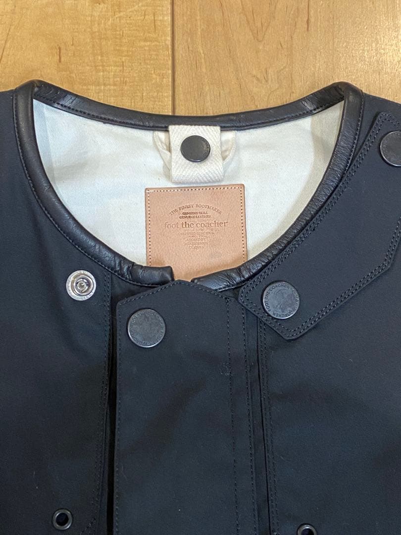 FOOT THE COACHER フットザコーチャー　オイルド　ノーカラーコート