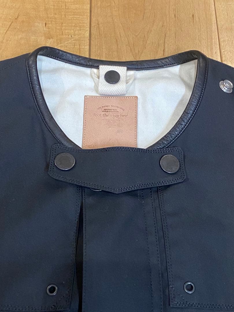 FOOT THE COACHER フットザコーチャー　オイルド　ノーカラーコート