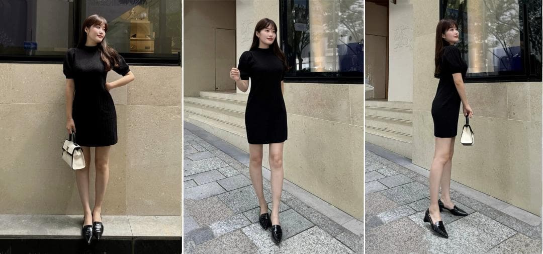 ハーリップトゥ MMedallion Heel Loafer black 38