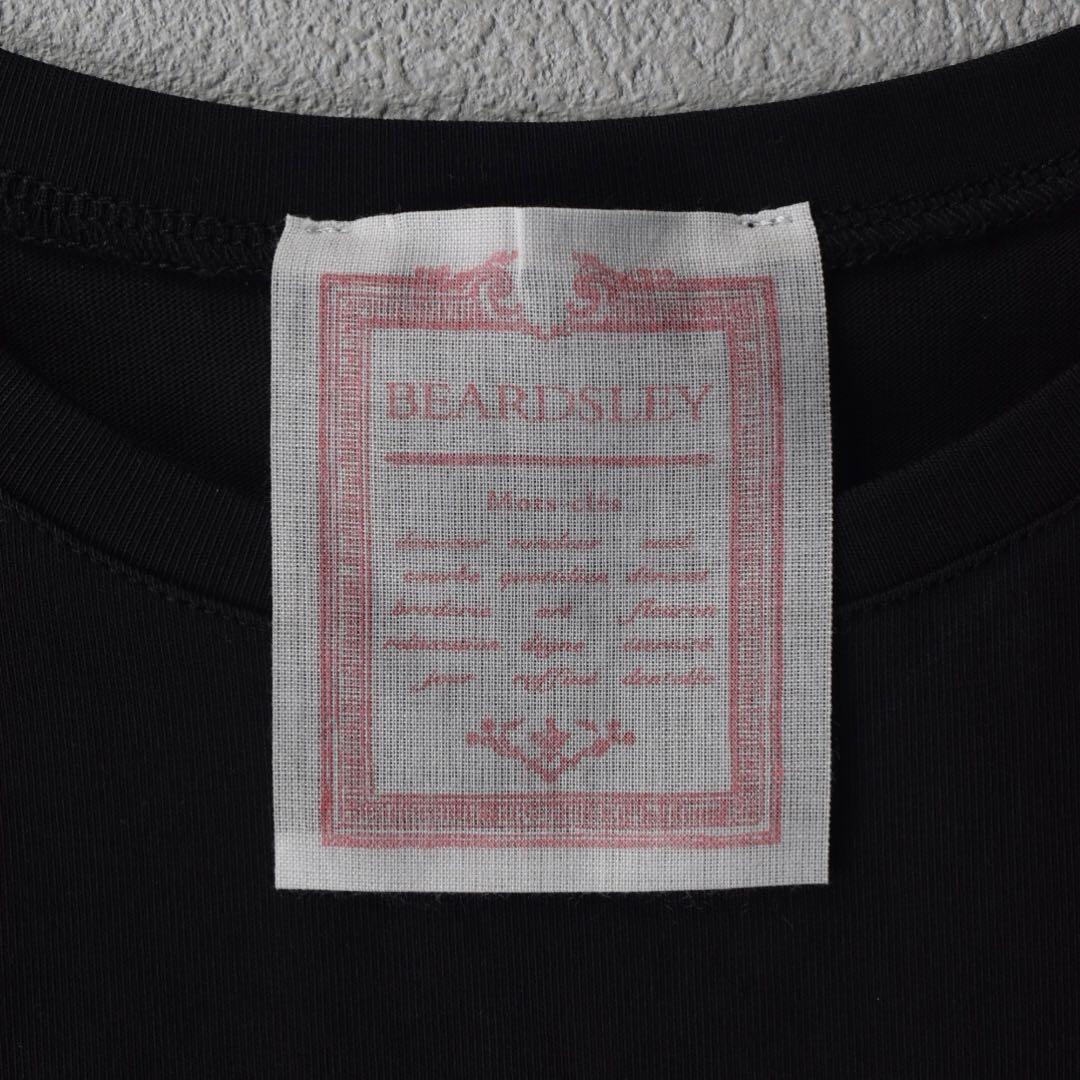 未使用級✨BEARDSLEY 人気　ジャガード マルワンピ バルーン ロング 黒